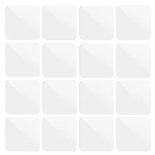 80 Pcs Double Sided Adhesive Tape Squares Clear Double-sided Pads
