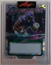 2023 Leaf Optichrome DeWayne McBride 1/1 Gridiron Beasts Cracked Ice PROOF RC /1