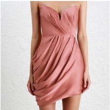 NWT Zimmermann Sueded Bodice Strapless Dress