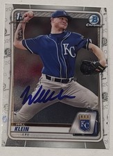 WILL KLEIN SIGNED 2020 BOWMAN CHROME DRAFT ROOKIE BASEBALL CARD DODGERS AUTO