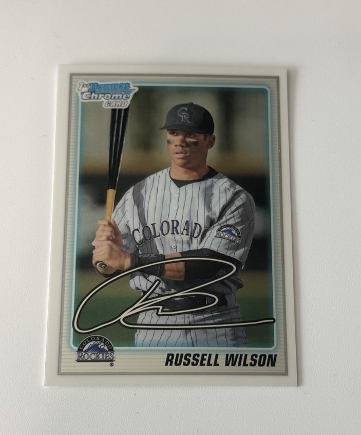 Russell Wilson 2010 Bowman Chrome 1st Rookie
