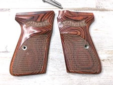 Walther PPK/s (S&W) Super Rosewood Checkered Walther Banner Grips S&W Version