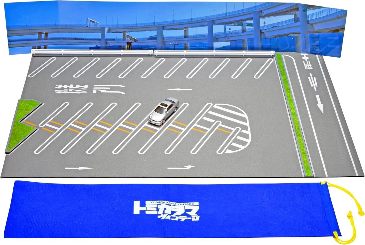 TOMICARAMA VINTAGE 1/64 13a DAIKOKU Parking Area Mat B w/1/64
