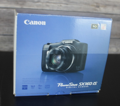 Canon PowerShot SX160 IS 16.0MP Digital Camera - Black (6354B001