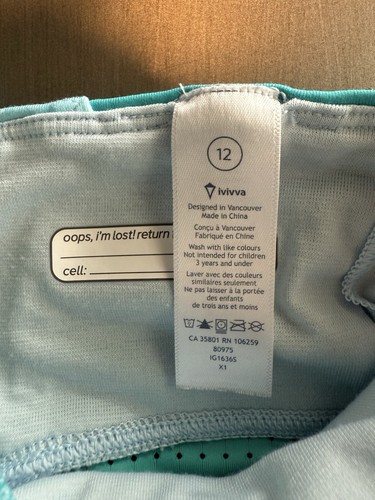 Ivivva by Lululemon Shirt Mädchen 12 blau ärmellos Tank Top Jugend - Bild 6 von 9