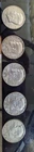 1965-1969 (5) Kennedy Half Dollars 40% Silver Great condition