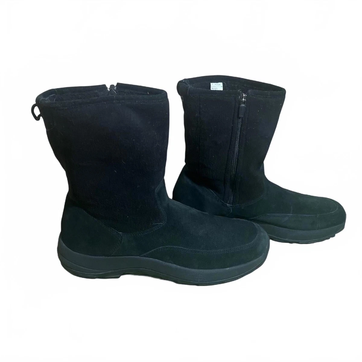 NEW-L.L.Bean-250645-Men-Black Suede leather/Fabric /ECO-Zip up Boots.Sz-11.5.M. Zip Boot Black Suede | Thomas Bird | tblon.com main image 4