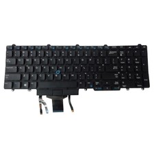 Keyboard w/ Pointer Buttons For Dell Latitude E5550 E5570 US Backlit Version