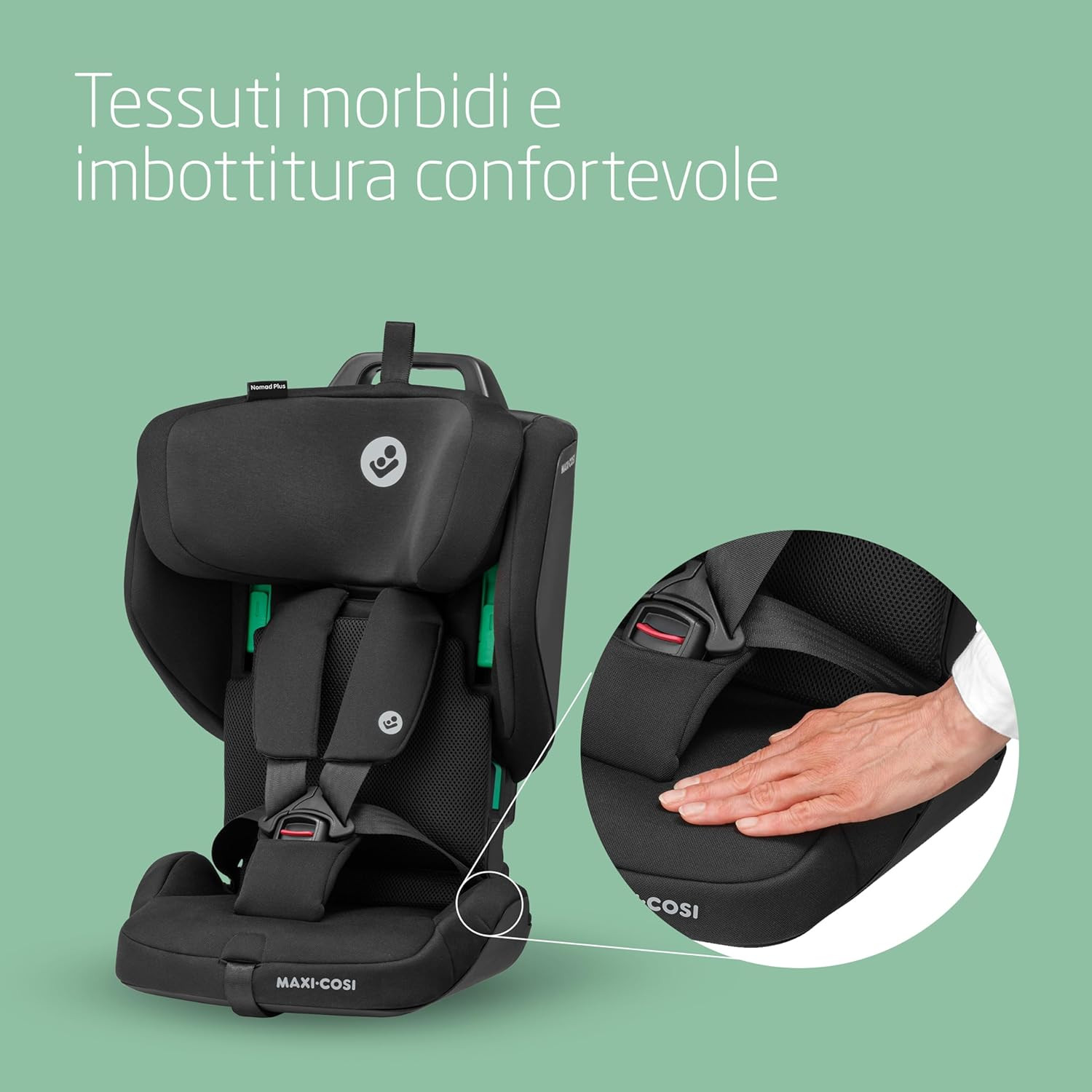 Maxi-Cosi Nomad Plus, Seggiolino Auto Pieghevole, 15 Mesi - 4 Anni, 76 - 105 Cm, foto 6