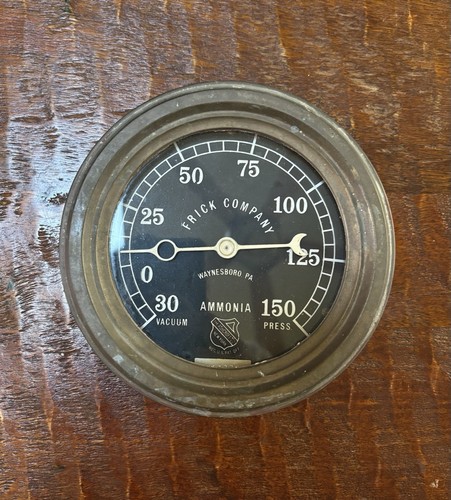 Vintage Frick Company Waynesboro Pa Pressure Gauge