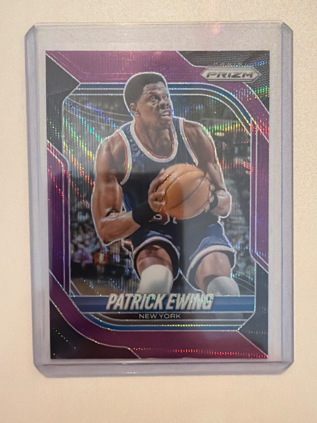 Patrick Ewing Panini Prizm Pink Scope