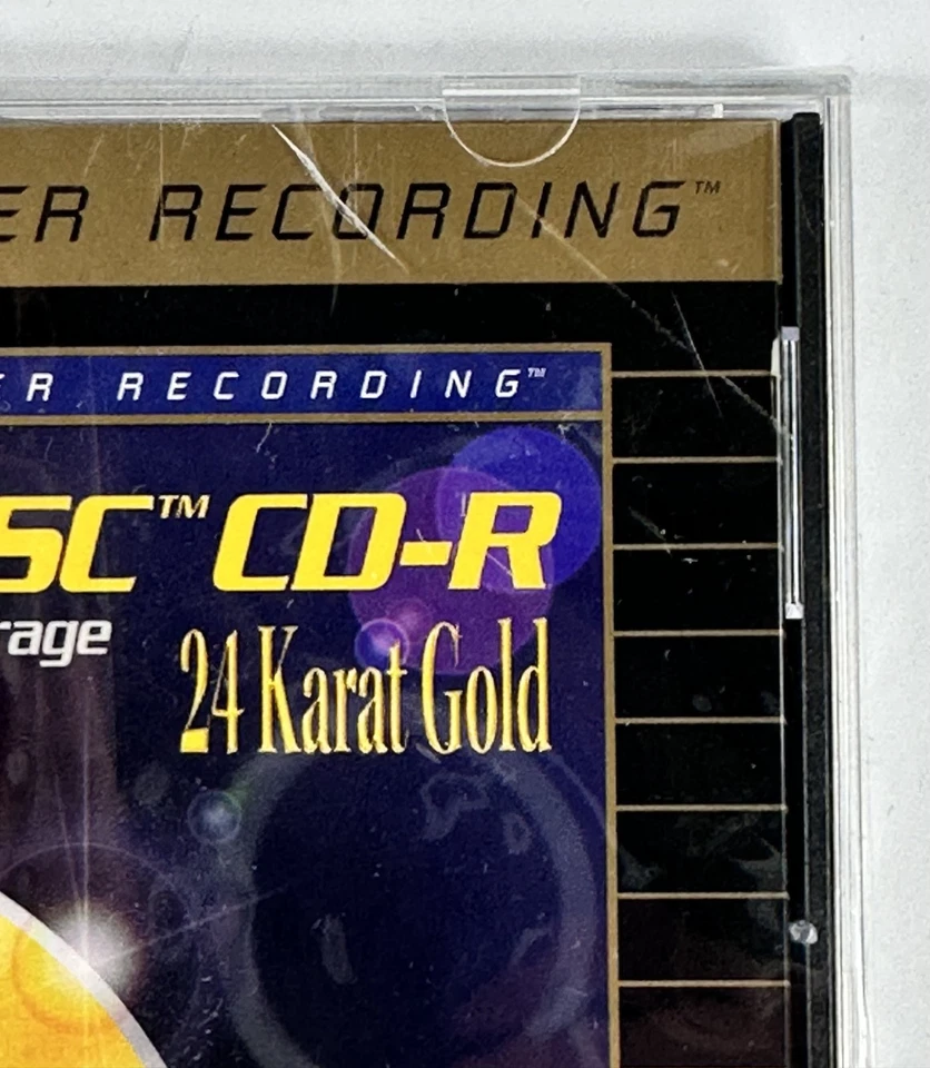 Mobile Fidelity Sound Lab Ultradisc 24K Gold CD-R Sealed Blank Data Disc New - Image 4 of 4
