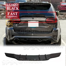 For Jeep Grand Cherokee WK2 2013-2021 V2 Style Matte Rear Mid Wing Trunk Spoiler