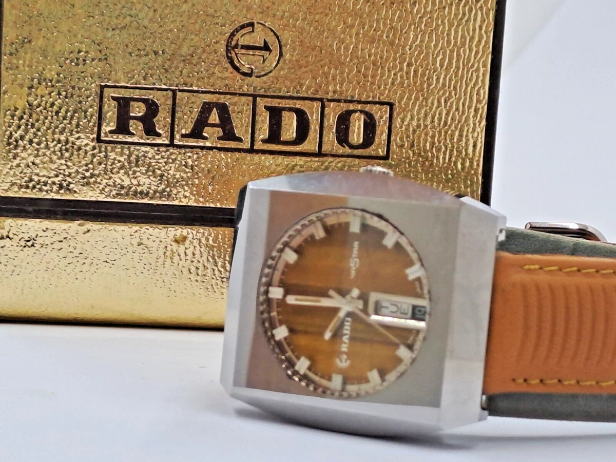 VTG RADO DIASTAR ETA 2789 110 DAY DATE AUTOMATIC SWISS MEN WATCH W