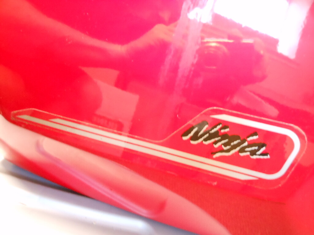 Kawasaki OEM 1980's Ninja ZX Red Soft Hard Shell Saddlebags Assy w