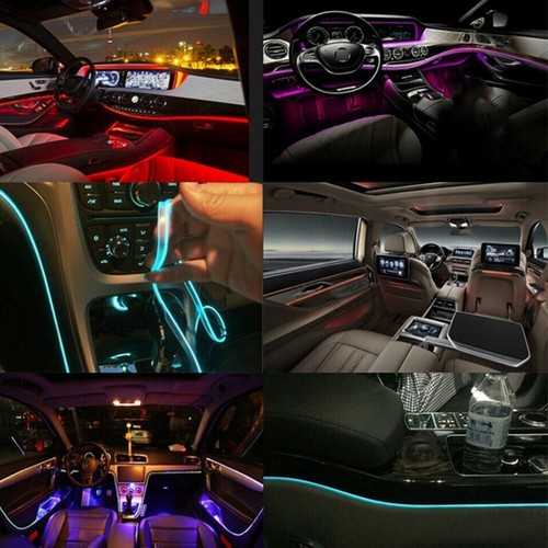 8m RGB Lamp Car APP Music Control Atmosphere Interior Ambient LED Strip Lights - Picture 13 of 16