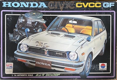 当時物 1/16 ホンダ シビック CVCC GF プラモデル 自動車 日東科学 Nitto Kagaku Honda Civic CVCC GF 1/16 Model Kit | eBay
