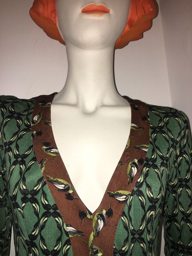 8 Issa Midi 100 seta 10 Abito L Mallard Jersey London vely Duck H8Txdx0