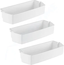 3 Refrigerator Door Shelf Bin Set 2187172 For Whirlpool Maytag Amana Roper Sears