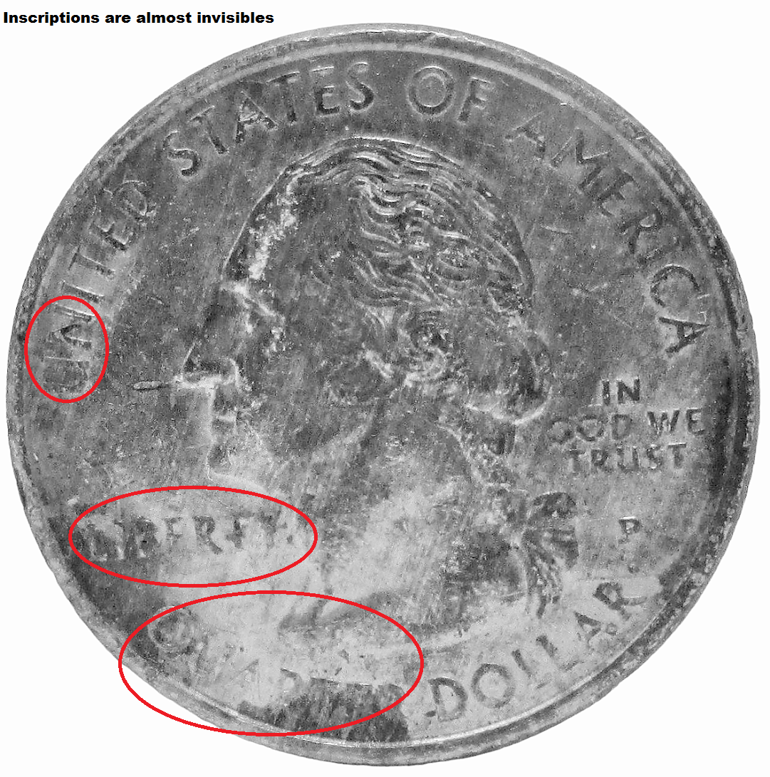 GEORGE WASHINGTON 1999 DELAWARE STATE QUARTER-Spiting Horse