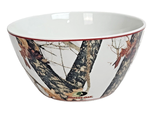 Mossy Oak Winter Camouflaged Set Of 4 Soup Cereal Bowls 5.5” X 3” - Picture 7 of 11