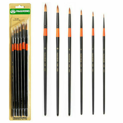 Hwahong Künstlerpinsel Set Aquarellpinsel 700R (6ea Pinsel)
