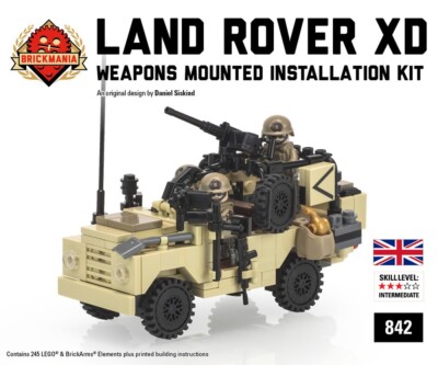Brickmania LAND ROVER WMIK - TAN - BKM841 - Retired - Rare & Hard to find!