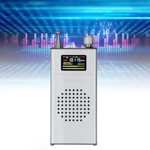 Radio Receiver Si4732 150K-30MHz 64M-108MHz FM Radio Receiver With Whip Antenna✿ - Zdjęcie 6 z 23