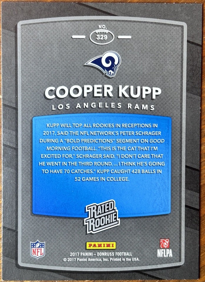 2012 Donruss Rated Rookie 329 Cooper Kupp RC eBay