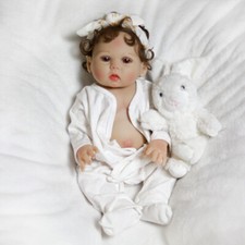 Waterproof Reborn Baby Dolls Full Body Vinyl Silicone Realistic Newborn Girl Toy