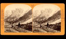 Italie, Tyrol, Ortler (Ortles), Franzenshöhe, ca.1875, stéréo  tirage d'é