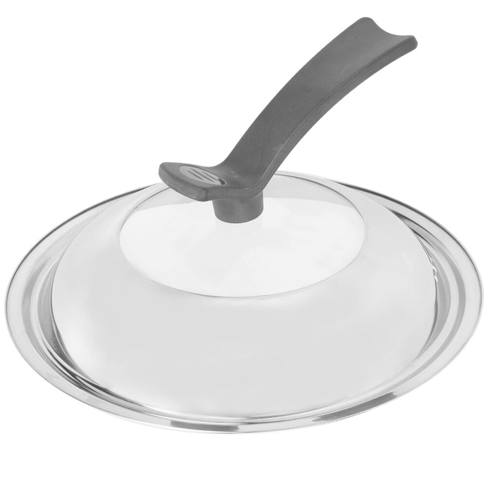 Pot Glass Cover Frying Pan Lid Convenient Replacement for Rival Wok