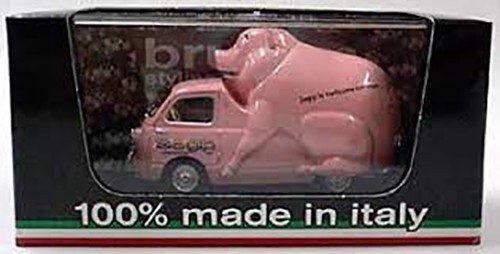 【500個限定】BRUMM製 1/43 FIAT　600D　1960　カタログ付 Brumm 1960 Fiat 600d Multipla