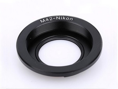 Bague adaptateur objectif M42 vers monture Nikon F avec objectif en verre Infinity Focus - ROYAUME-UNI STOCK - Photo 5/8