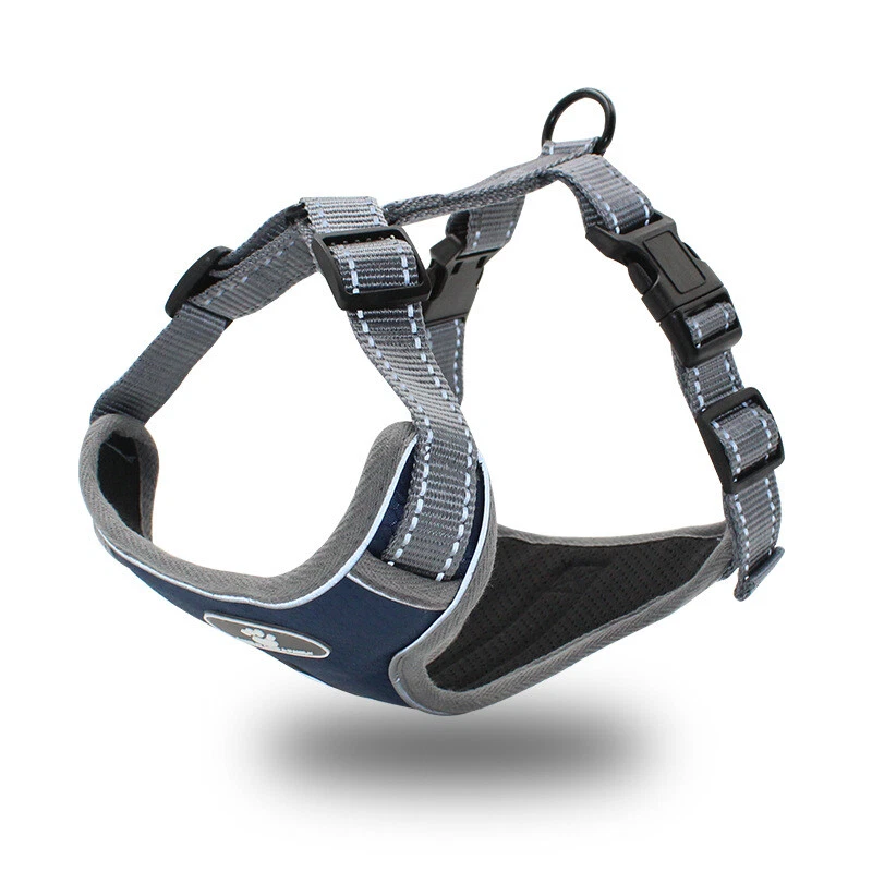 Dog Harness Adjustable Vest Dog Reflective Walking Training Breathable Puppy Pet