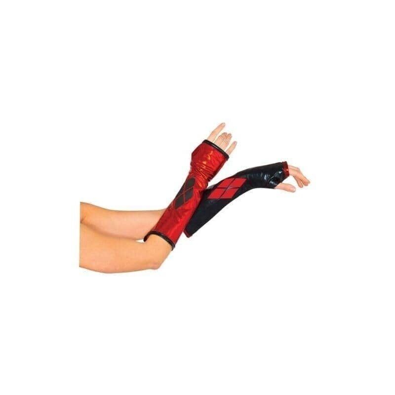 Harley Quinn Arm Warmers Batman Gauntlets For Teens and Adults Harley Quinn Arm Warmers Batman Gauntlets For Teens and Adults