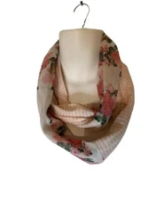 Infinity Scarf Scarves Stiped & Floral Pink women accessories AOB-A