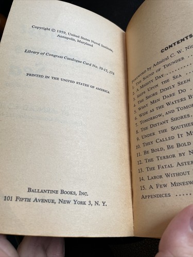 VINTAGE BOOK WAR NOVEL WW2 PAPERBACK 16 Most Dangerous Sea Arnot Lott Ballantine - Picture 6 of 10