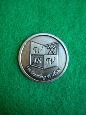 Whispering Willows Golf Club Ball Marker Metal Putting Coin - Livonia Michigan