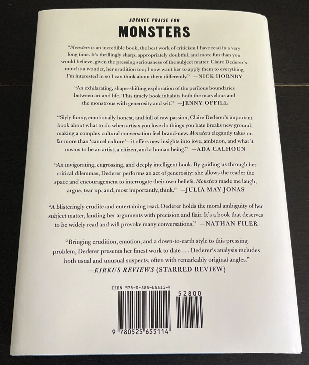 Monsters by Claire Dederer: 9780525655114 | : Books