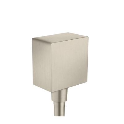 Hansgrohe hose connection DN15 Fixfit Square 36732820 Brushed Nickel