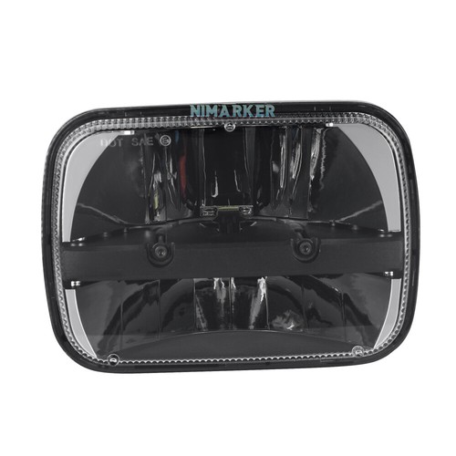 5X7 7X6" LED Headlight Hi/Lo Beam For Jeep Cherokee XJ 1984-01 Wrangler YJ 6052 - Picture 9 of 14