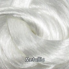 Nylon Doll Hair - Metallic Ice Queen White Rerooting Custom Dolls Custom Rehair