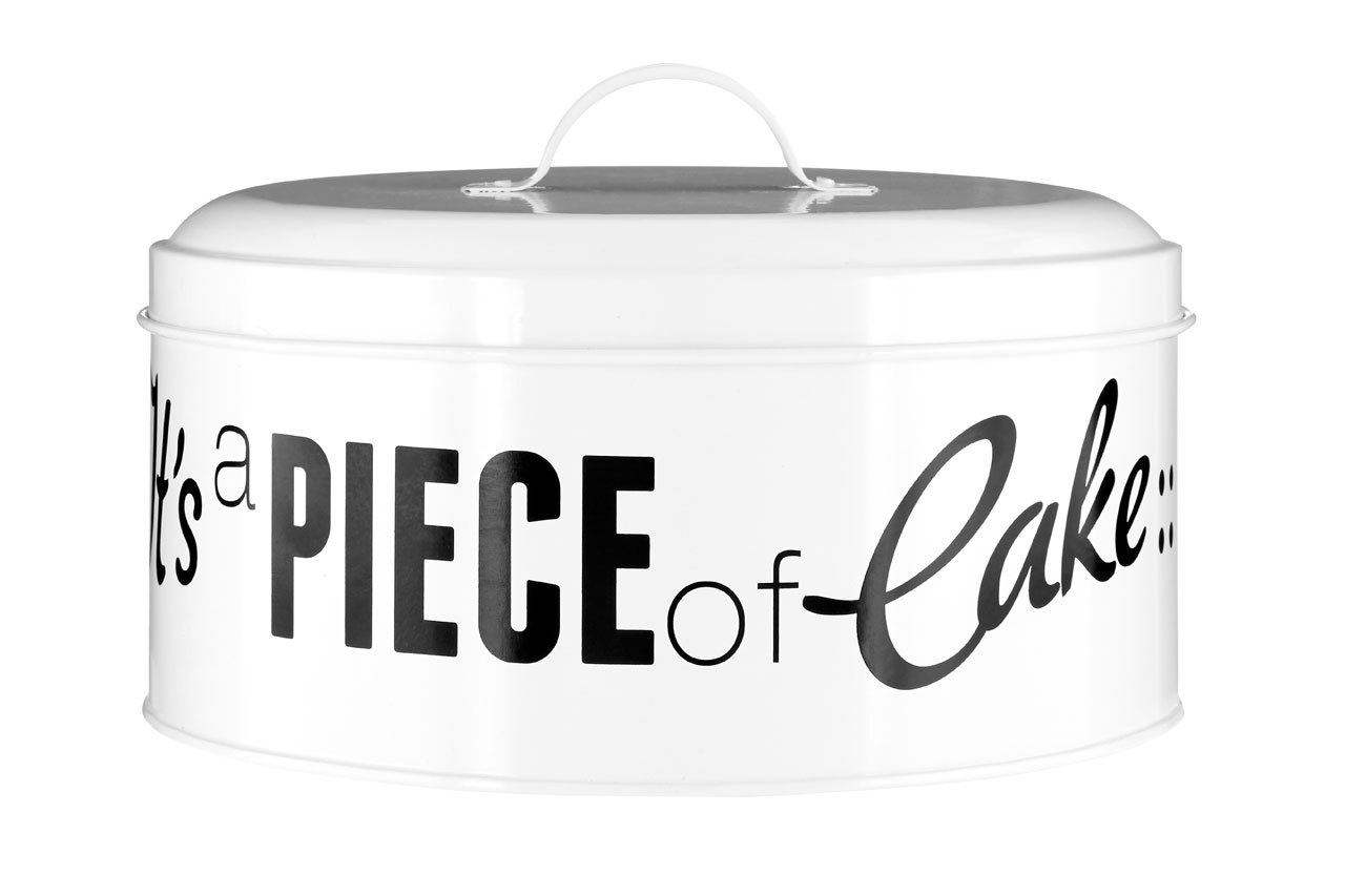 Pun And Games 23cm Round Cake Tin Vintage Novelty Kitchen Baking Cookie Storage