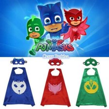 SN-G2-4 Kids Teenage Adult PJ Masks Cape Mask Superhero Costume Accessory