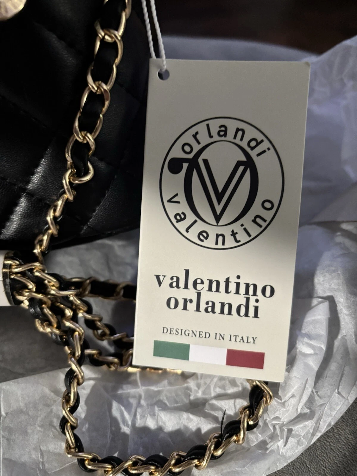 Valentino Orlandi Borsa Vanity Box Manico Superiore Nera Nuova con Etichetta Stile V 3022D