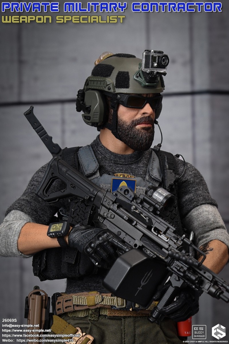 NEW Easy&Simple ES 26069S PMC 1/6 Contractor Soldier Action Figure