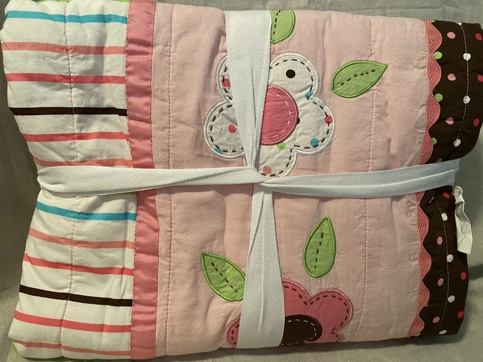 NUEVO 5 PIEZAS Juego de calcomanías de almohada falsa edredón doble colección Birdhouse Blossom Foto 4 de 4