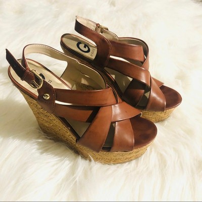 g by guess wedge sandals