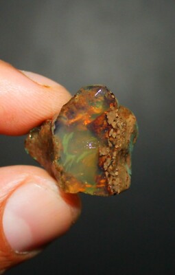Opal Roh Äthiopischer Opal Kristall Welo Feuer AA qlt lose Opal grob 20,80 Ct